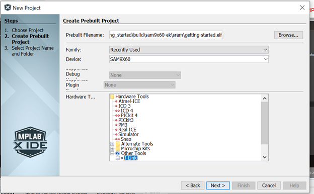SAM MPU's: SAM9X60 Support in MPLABX